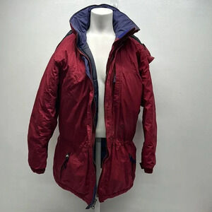 Patagonia Guide Parka Jacket Winter Coat Ski Snowboarding Red Vintage Womens XS